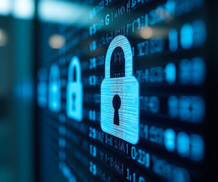 Concetto di sicurezza dati e protezione HR